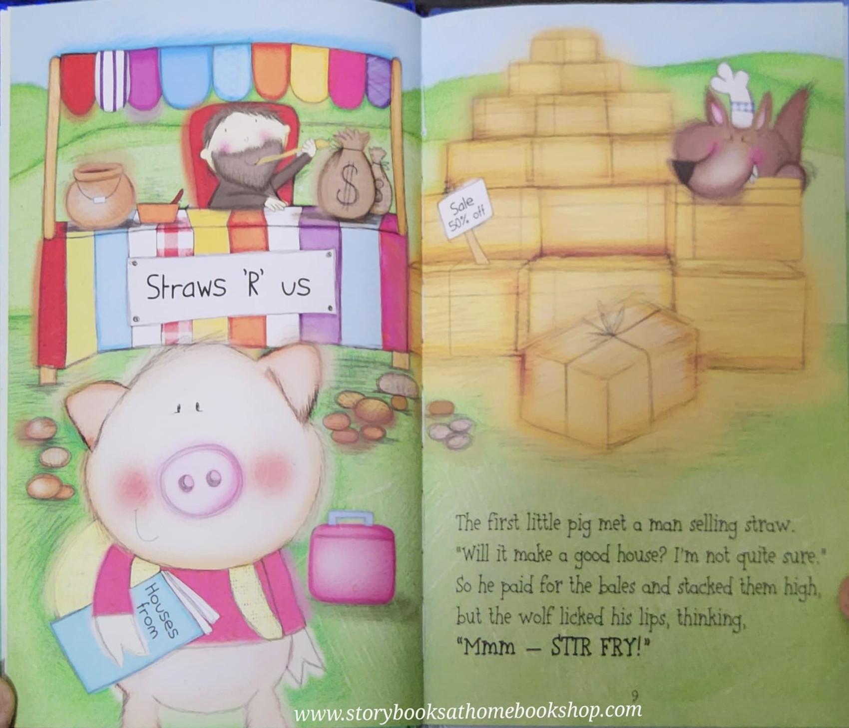 หนังสือนิทานปกแข็ง** 🍅🍓Ready to Read Three Little pigs