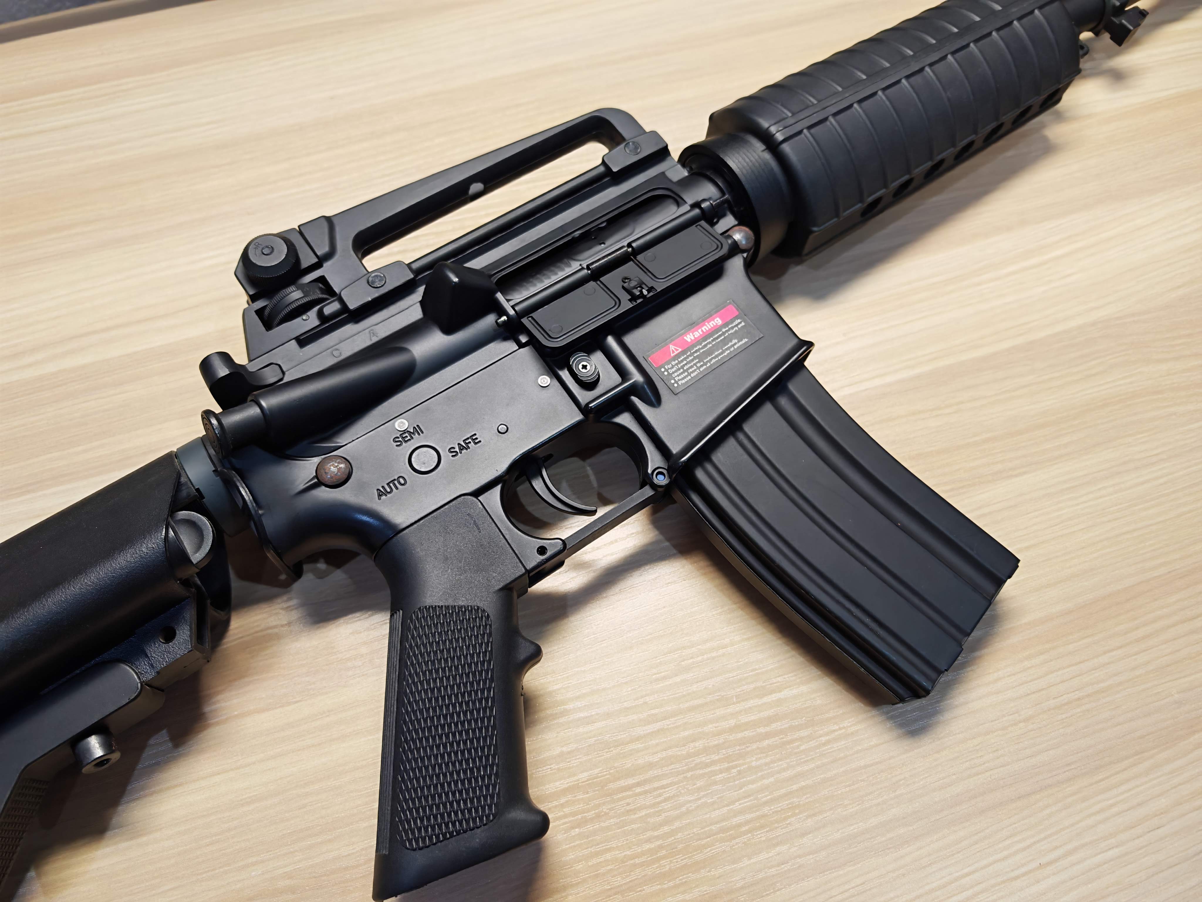 E&C 701 Colt M4A1 บอดี้โลหะ เรียกมือ1 ยังได้ AEG BB Gun บีบีกัน Airsoft Gun ปืนอัดลม ปืนยาวไฟฟ้า มือสอง