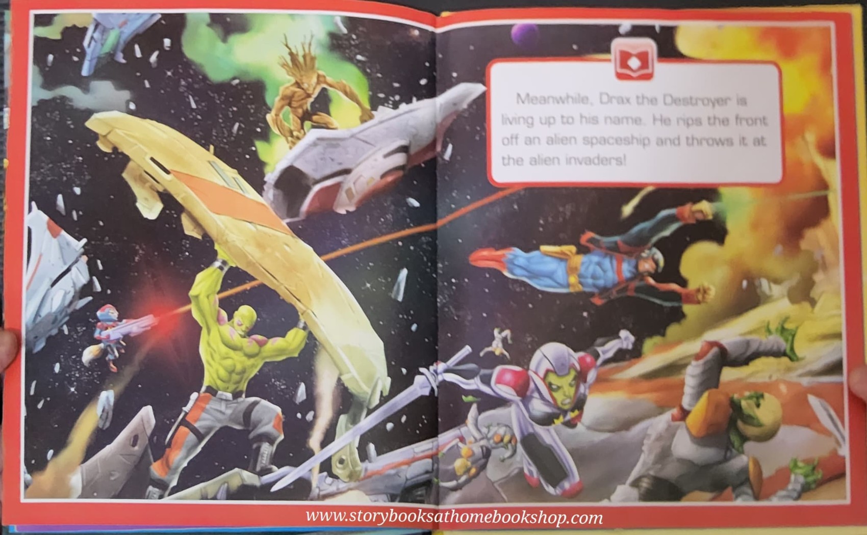 **หนังสือนิทานปกแข็ง** ♥️GUARDIANS OF THE GALAXY:ALIEN INVASION!