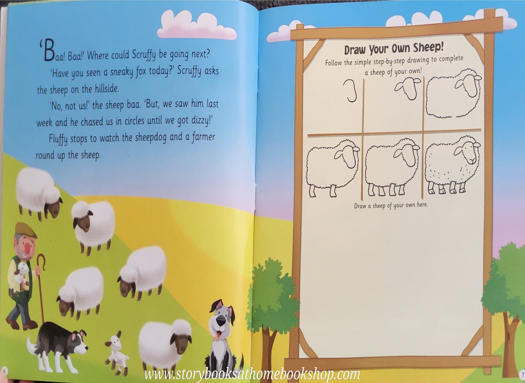 หนังสือนิทานปกอ่อน** 🍅SUNNYDALE FARM A STICKER STORY ACTIVITY BOOK♥️