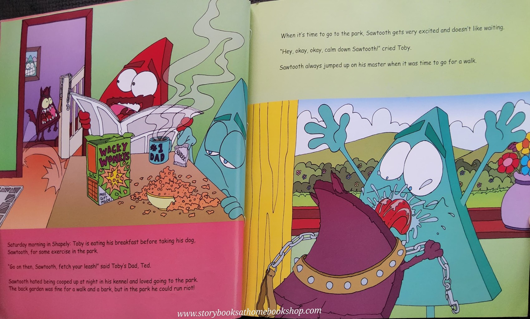 หนังสือนิทานปกอ่อน** 🍅THE SHAPES CHEESED OFF