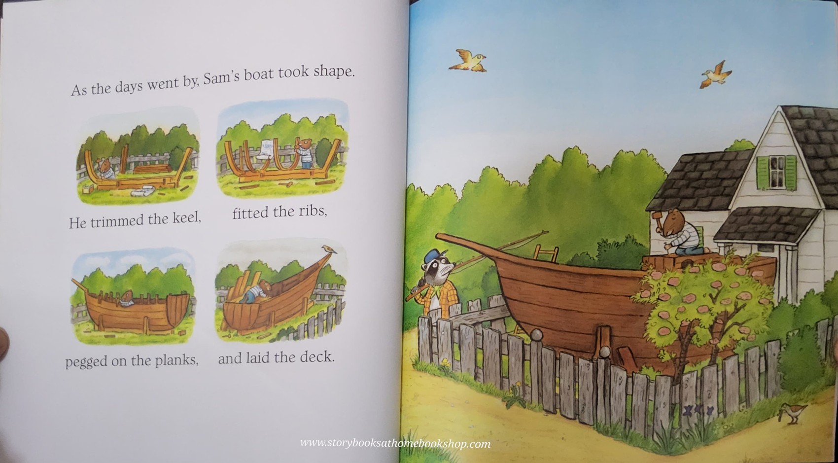 หนังสือนิทานปกอ่อน** 🍅🍅SAM WHO WENT TO SEA BY PHYLLIS ROOT AND AXEL SCHEFFLER