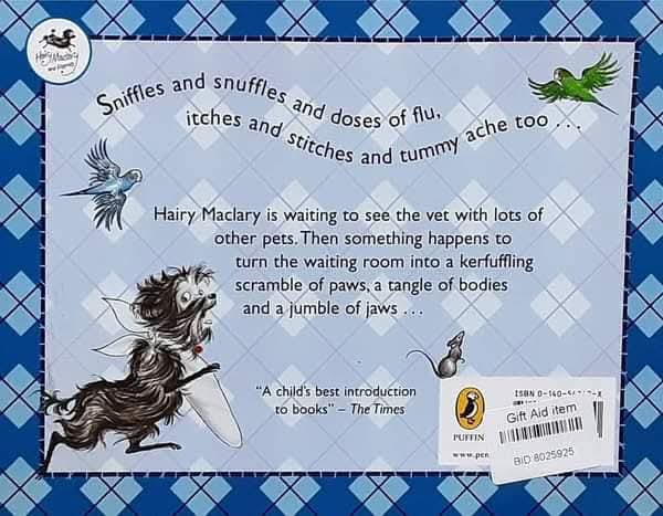 หนังสือนิทานปกอ่อน** 🍅🍓Hairy Maclary's Rumpus at the VET by Lynley Dodd