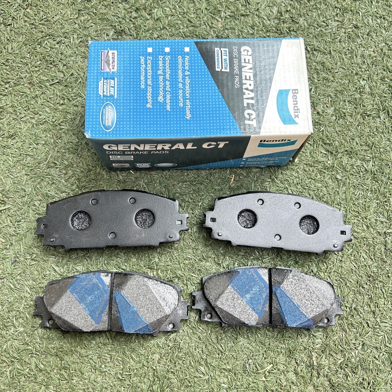 ผ้าดิสเบรคหน้า Yaris 2005 Vios 2007 E&G เกรด GCT (DB1820GCT) BENDIX