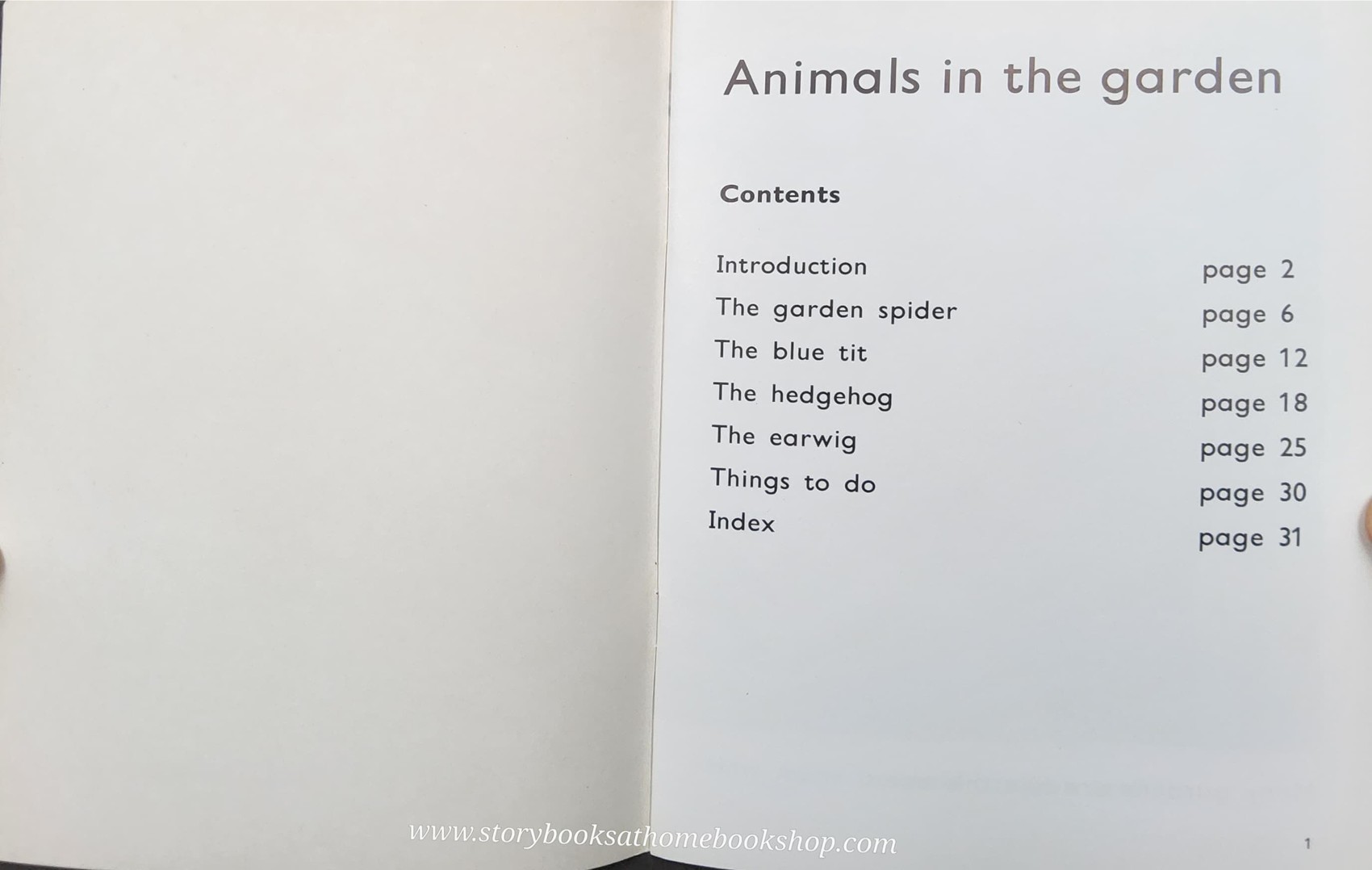 Knowledge Book** ð
ð
FUZZBUZZ FACTS: ANIMALS IN THE GARDEN LEVEL2