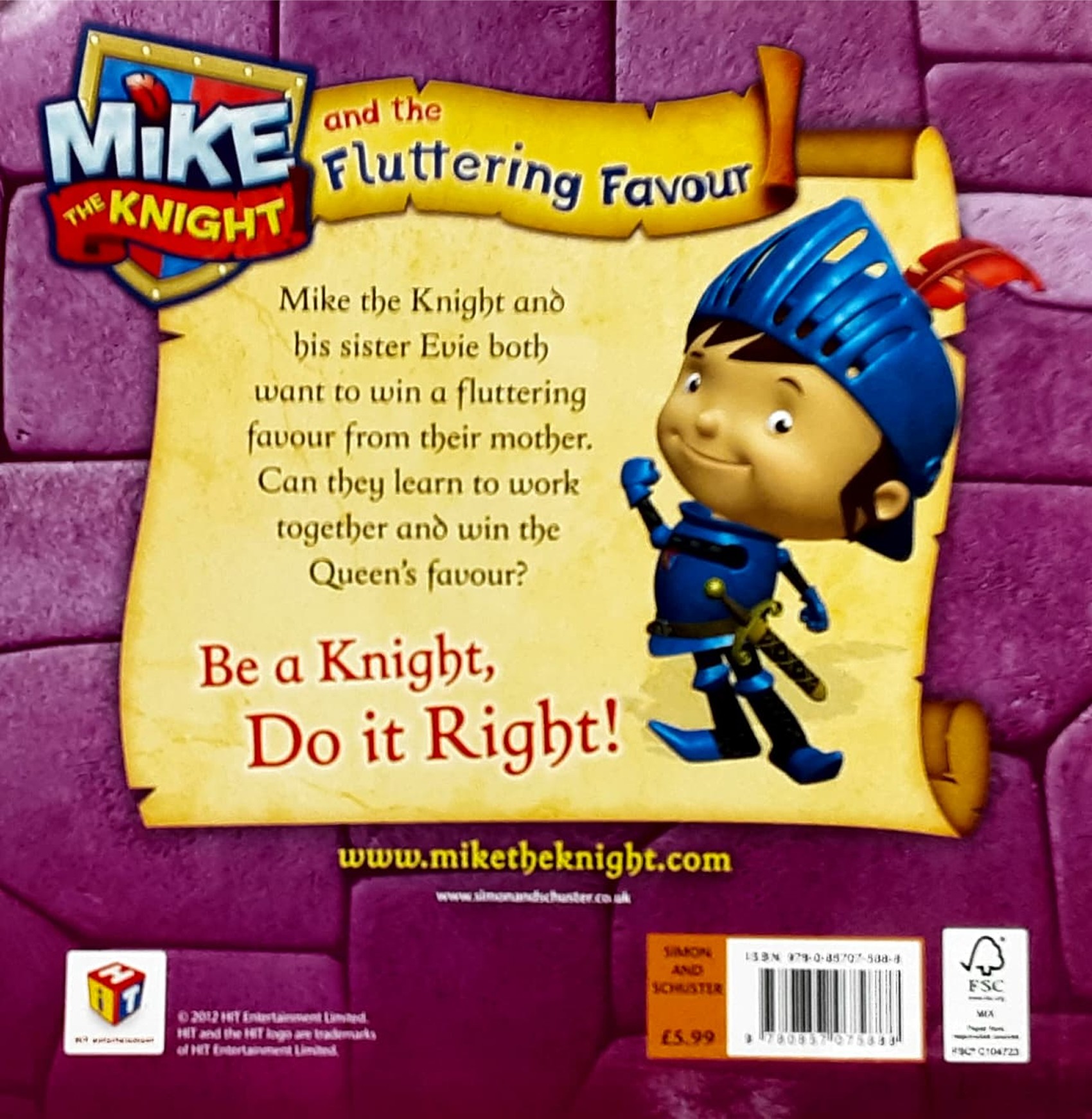 หนังสือนิทานปกอ่อน 🍅🍓 MIKE THE KNIGHT AND THE Fluttering Favour