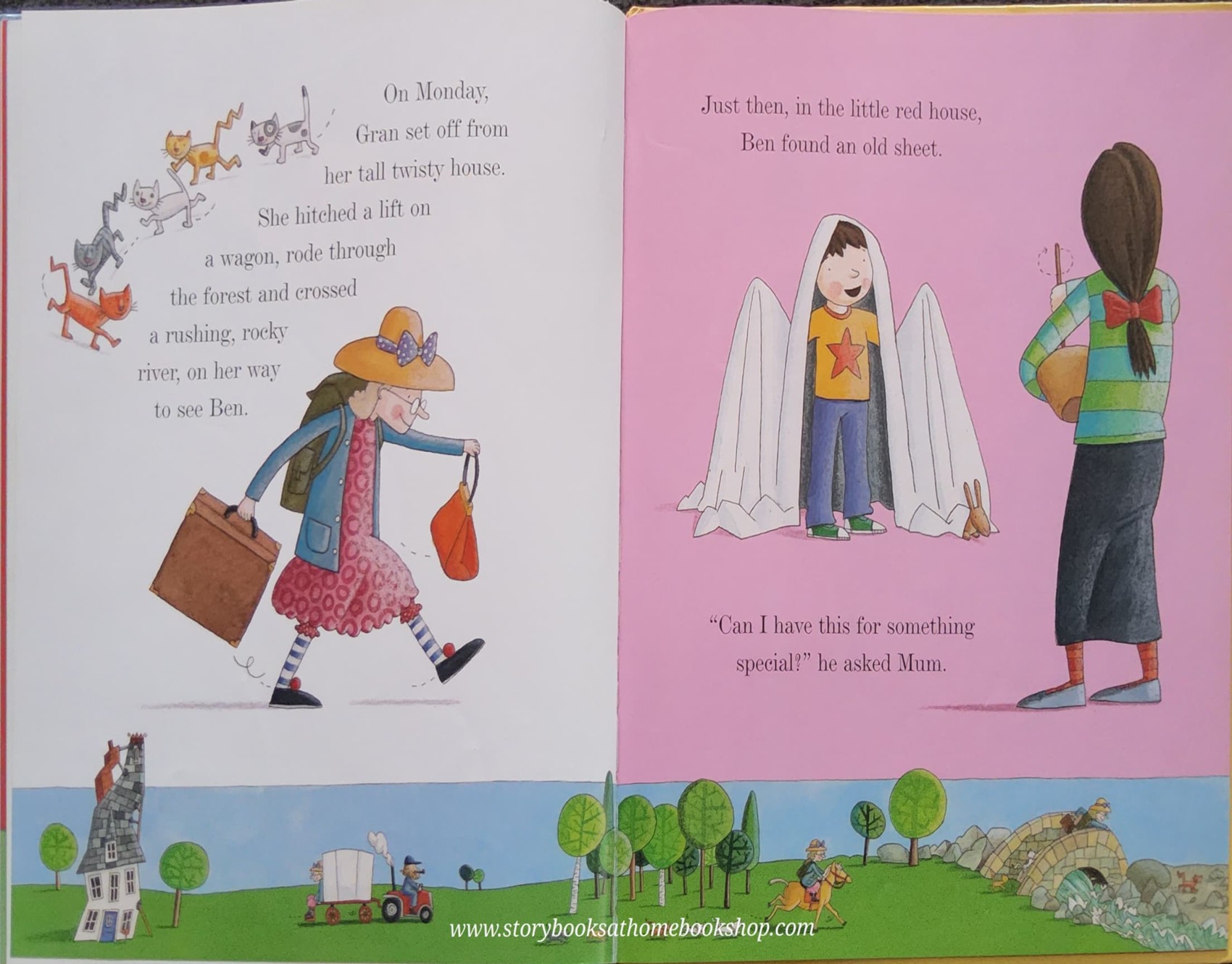 หนังสือนิทานปกแข็ง** ♥️BEN AND GRAN AND THE WHOLE,WIDE,WONDERFUL WORLD