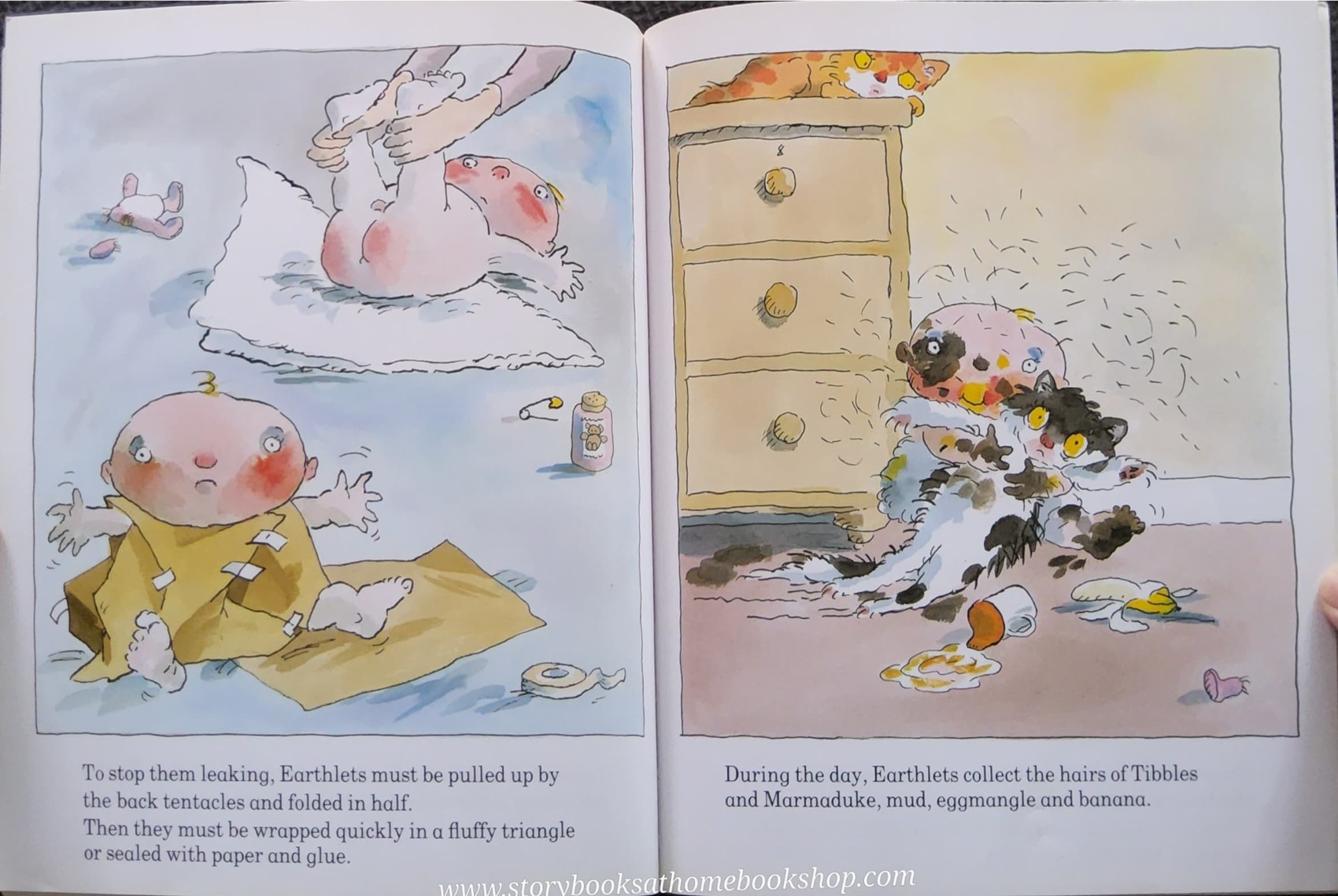 หนังสือนิทานปกอ่อน ** 🍓🍓 DR XARGLE'S BOOK OF EARTHLETS BY JEANNE WILLIS AND TONY ROSS