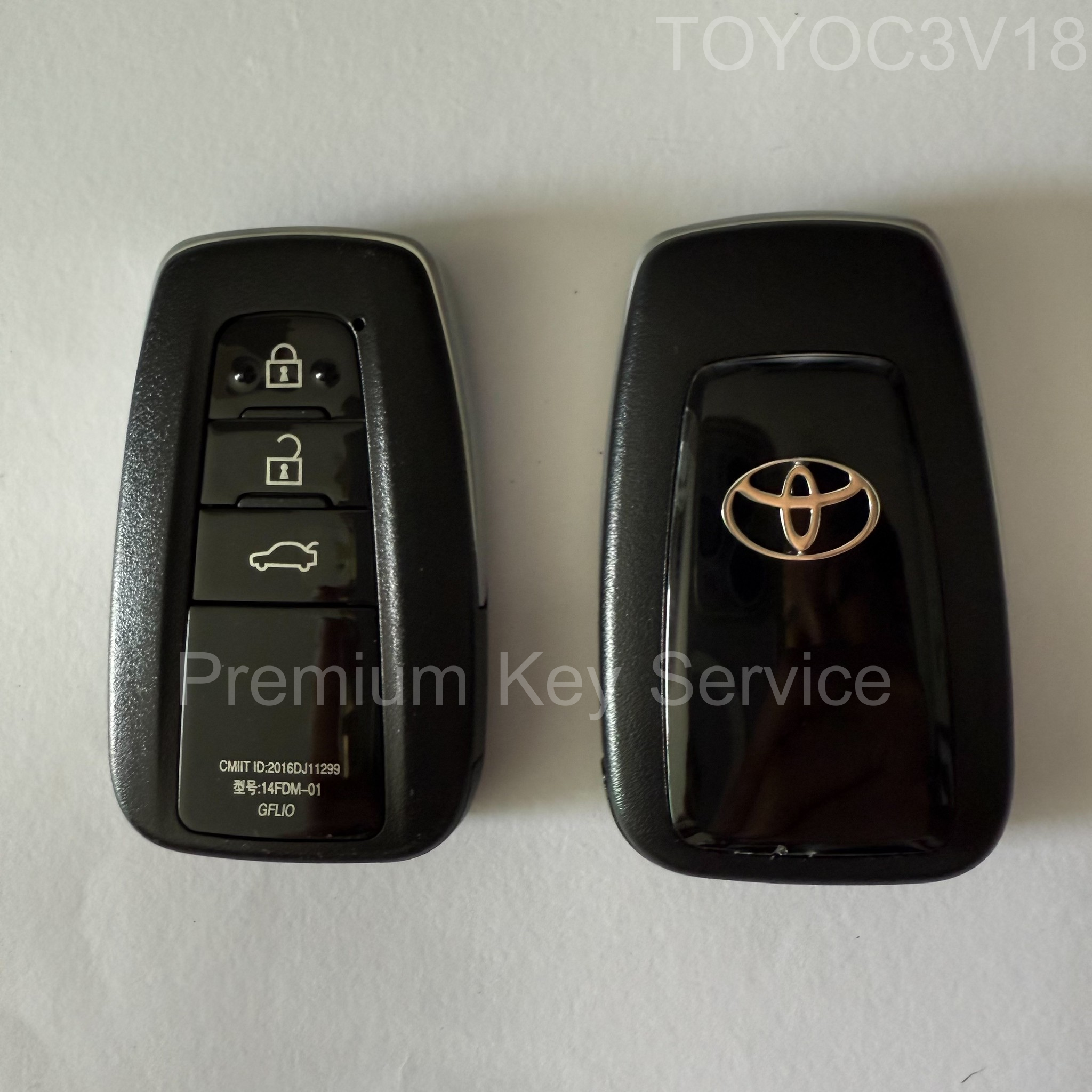 กรอบรีโมต Toyota Smart Key 3 ปุ่ม