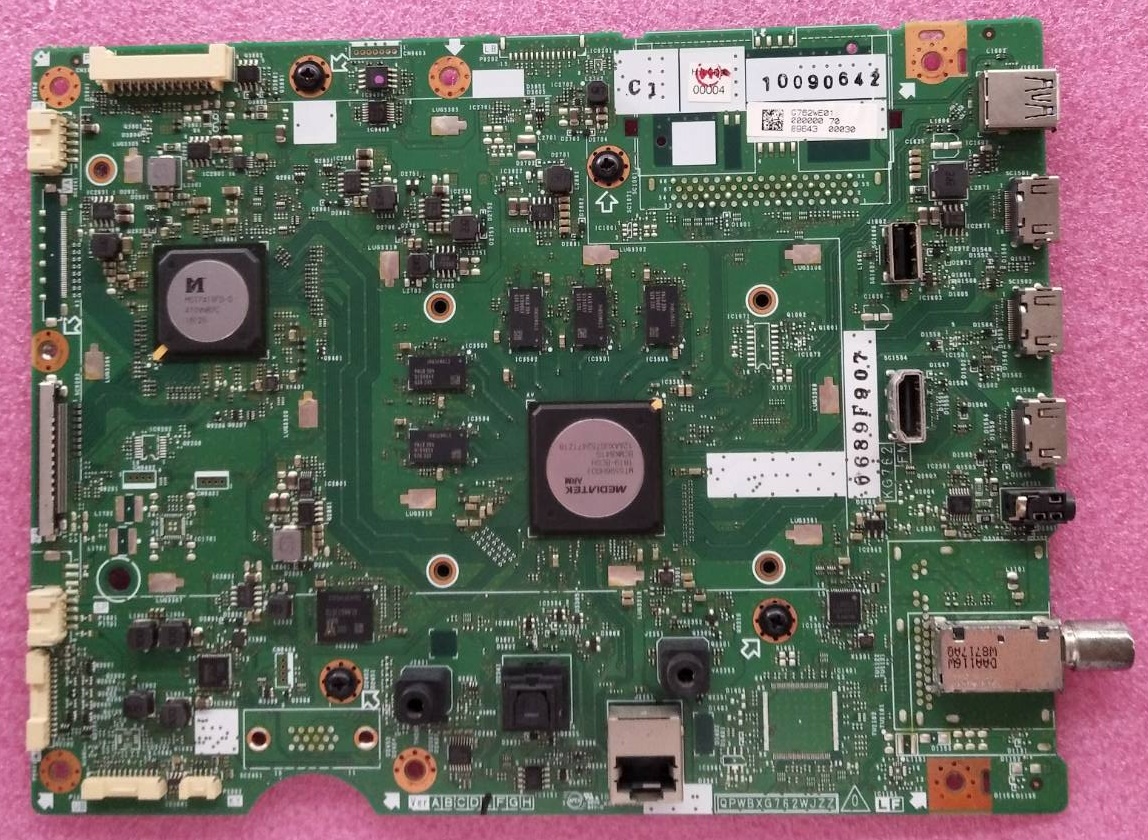 Main Board SHARP (เมนบอร์ด ชาร์ป) ของแท้ถอดจากเครื่อง ใช้กับรุ่น LC-60UA6800X พาร์ทบอร์ด QPWBXG762WJZZ