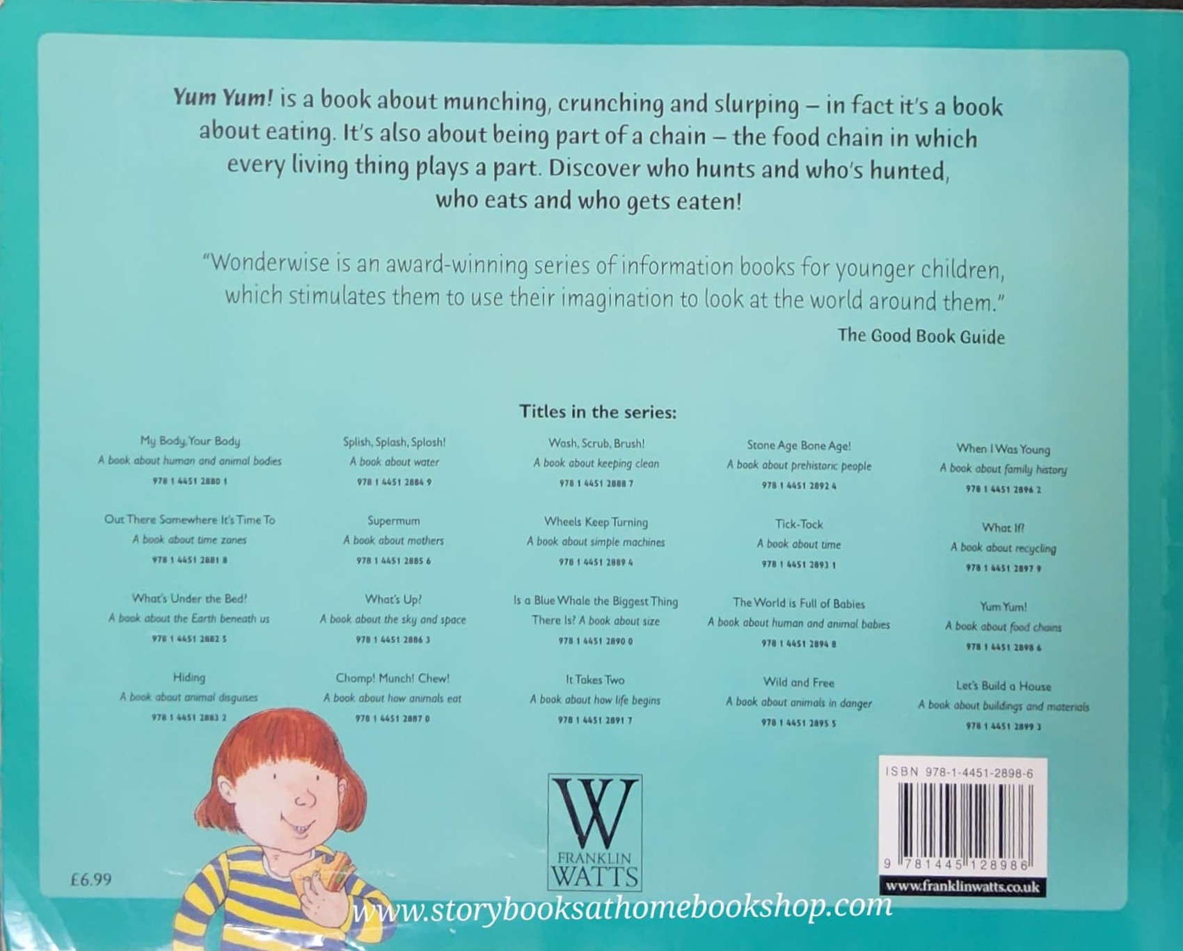 หนังสือนิทานปกอ่อน** 🍅🍅WONDERWISE YUM YUM! A BOOK ABOUT FOOD CHAINS