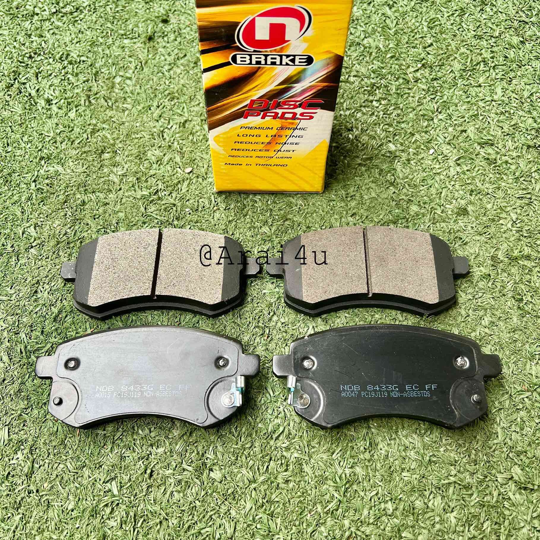 NBRAKE PREMIUM CERAMIC ผ้าเบรคหน้า PROTON EXORA 09