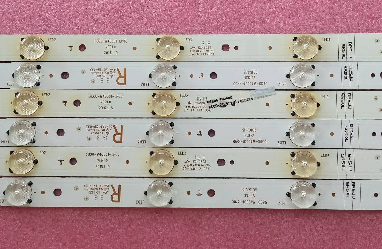 หลอดแบคไลน์ทีวี คูก้า COOCAA ของแท้ถอดจากเครื่อง รุ่น40E89