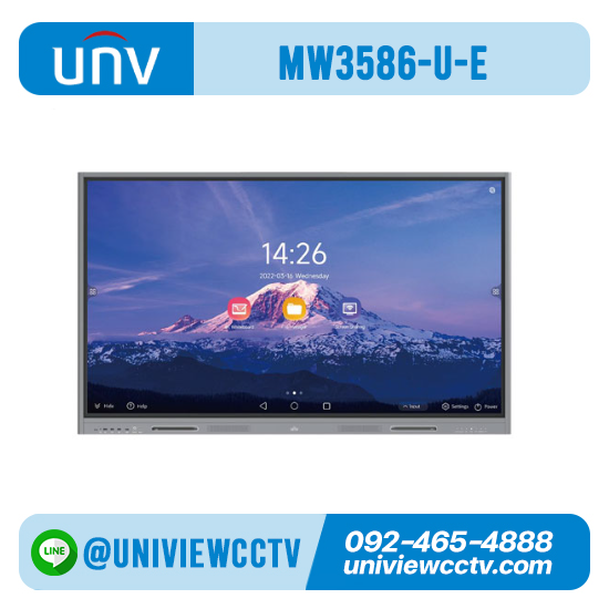 จอแสดงผลแบบโต้ตอบอัจฉริยะ UNIVIEW รุ่น MW3586-U-E