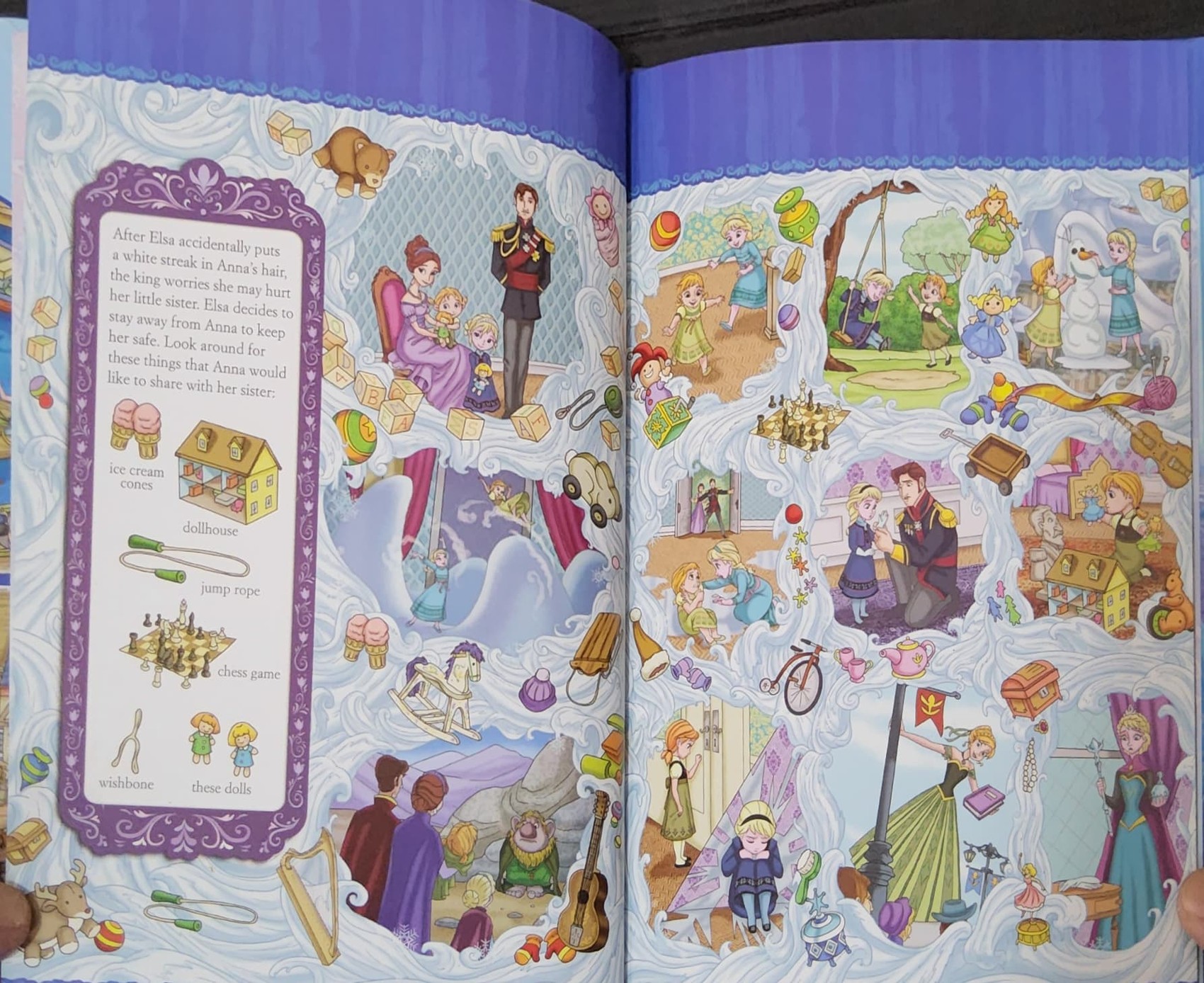 หนังสือนิทานปกแข็ง** ♥️DISNEY FROZEN LOOK AND FIND