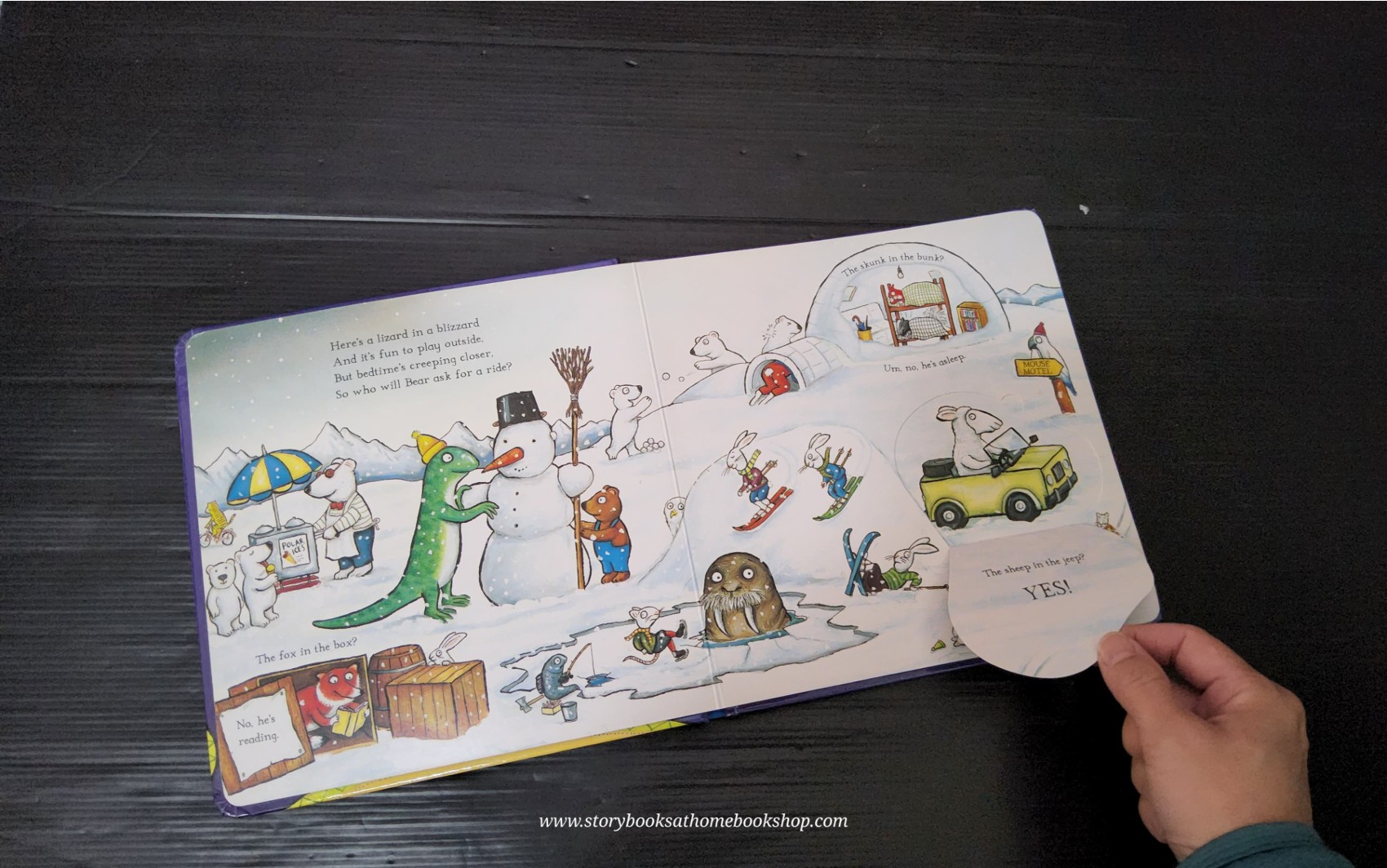 FLAP BOARD Book** 🍅THE BEDTIME BEAR BY IAN WHYBROW.AXEL SCHEFFLER