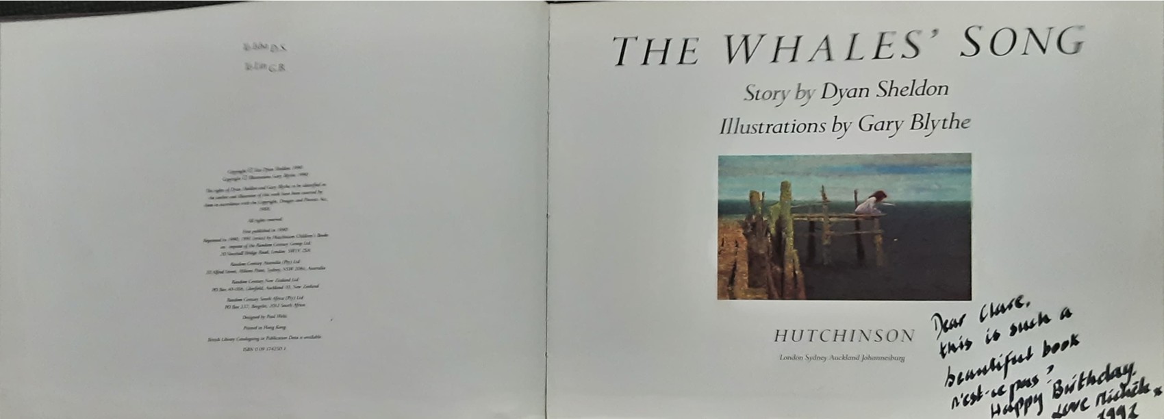 หนังสือนิทานปกแข็ง** 🍓🍓THE WHALES' SONG