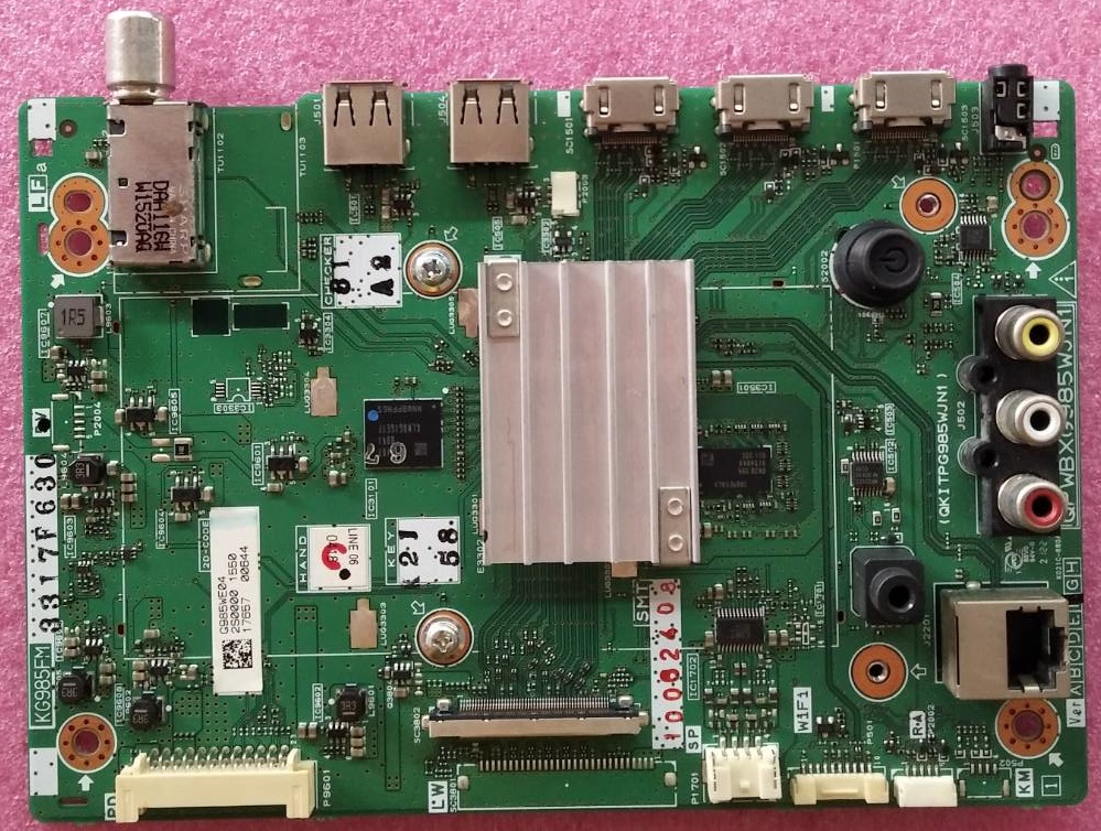 เมนบอร์ดทีวีชาร์ป Mainboard TV SHARP ของแท้ถอดจากเครื่อง รุ่น2T-C42BG1X