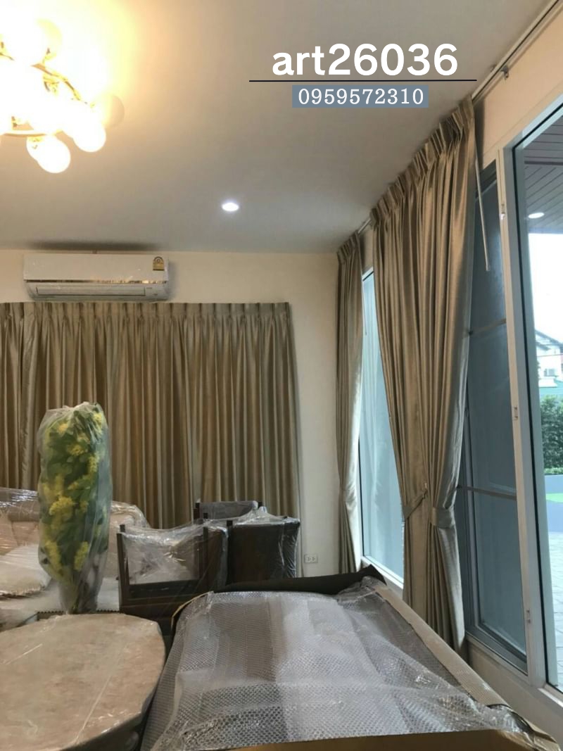 ผ้าม่านจีบ ม่านจีบ สีเอิร์ธ โทนสีอ่อน Earth tone colors