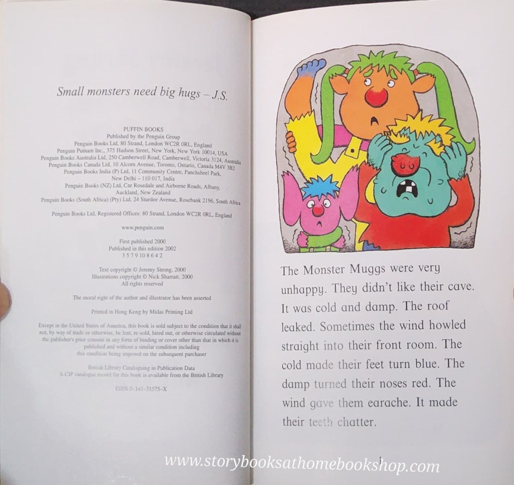 หนังสือนิทานปกอ่อน** 🍅🍅THE MONSTER MUGGS BY JEREMY STRONG