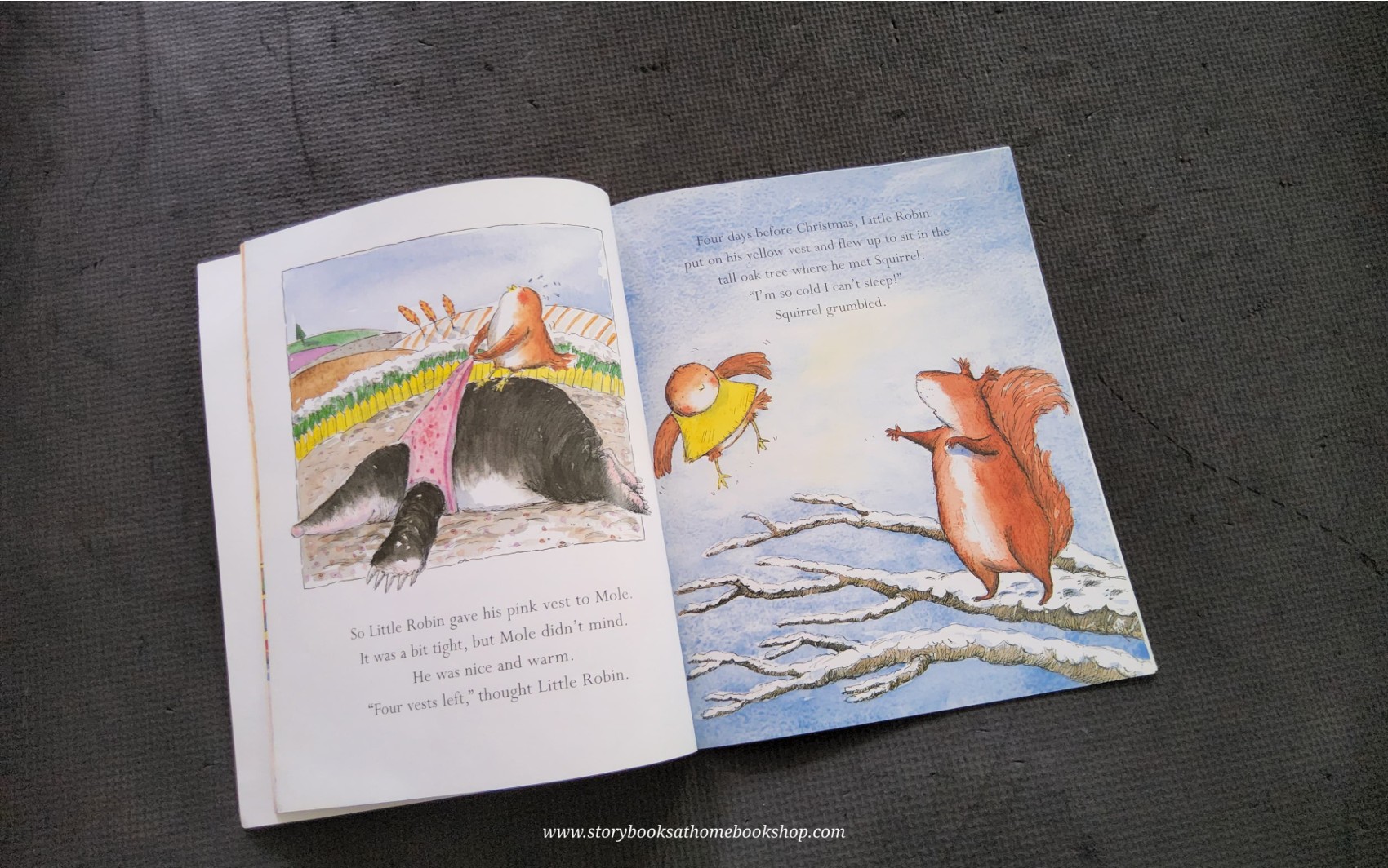 หนังสือนิทานปกอ่อน** 🍅🍓LITTLE ROBIN RED VEST BY JAN FEARNLEY