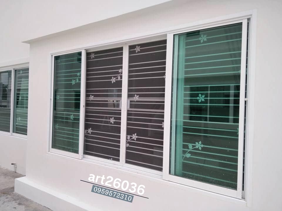 เหล็กดัดสีอบ #40