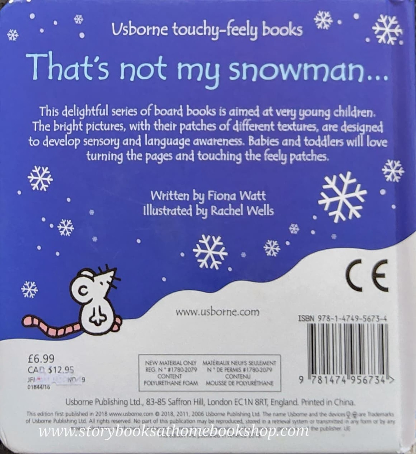 RECOMMENDED BOOK** **Touch and Feel BOARD BOOK** 🍅🍓That's not my SNOWMAN...