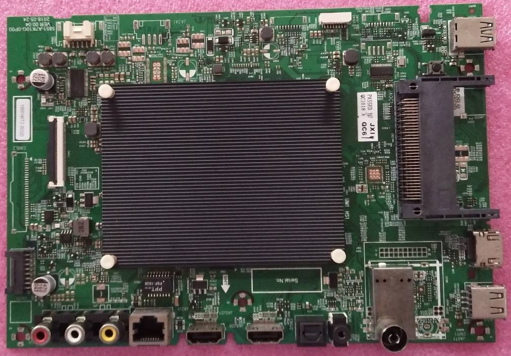 เมนบอร์ดทีวีสกายเวิร์ท SKYWORTH อะไหล่แท้มือสองถอดจากเครื่อง ใช้กับรุ่น 40E6 พาร์ทบอร์ด 5851-A7K10G-0P00