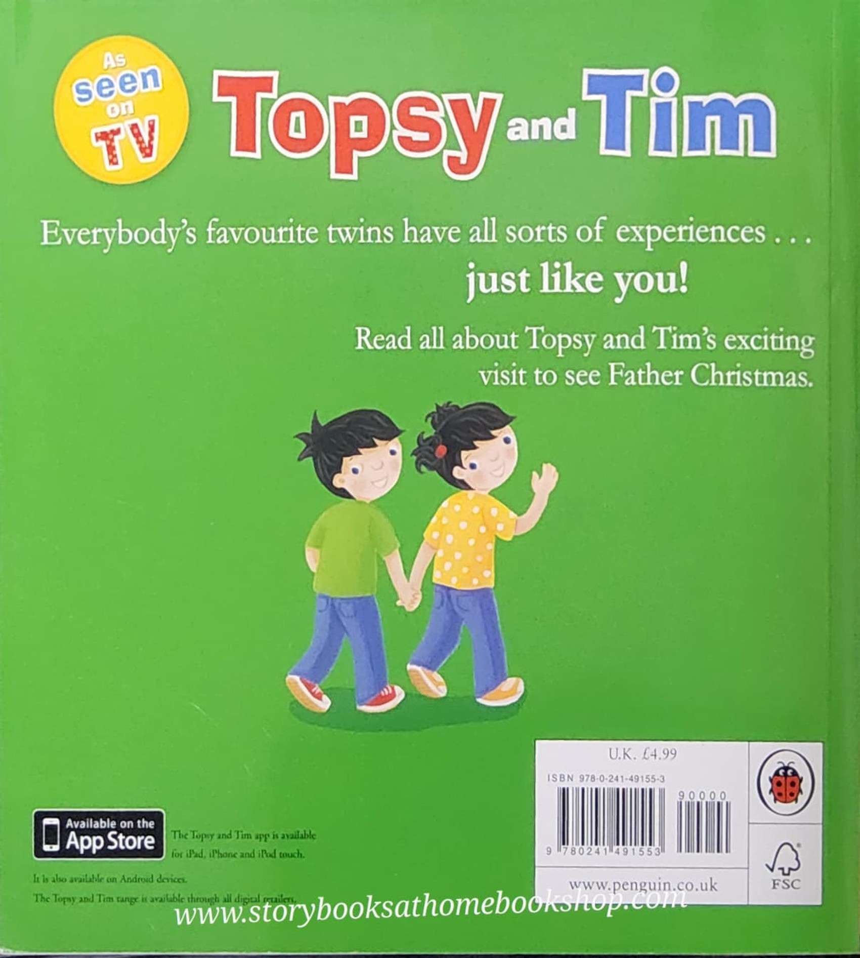 หนังสือนิทานปกอ่อน** 🍅🍓TOPSY AND TIM MEET FATHER CHRISTMAS