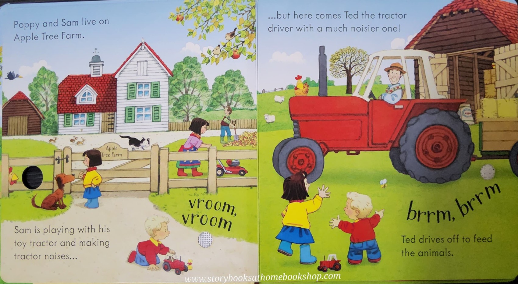 SOUND BOARD BOOK** ð
ð
USBORNE FARMYARD TALE:POPPY AND SAM'S NOISY TRACTOR