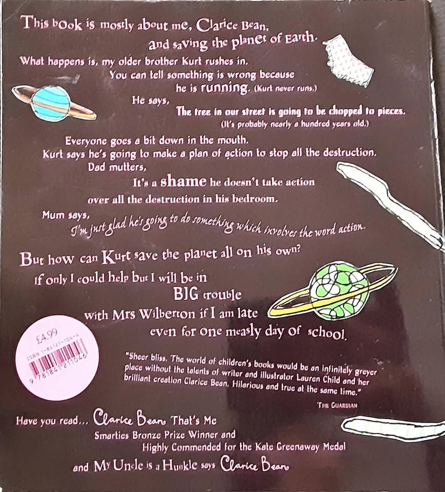 หนังสือนิทานปกอ่อน** 🍅🍅WHAT PLANET ARE YOU FROM CLARICE BEAN? BY LAUREN CHILD