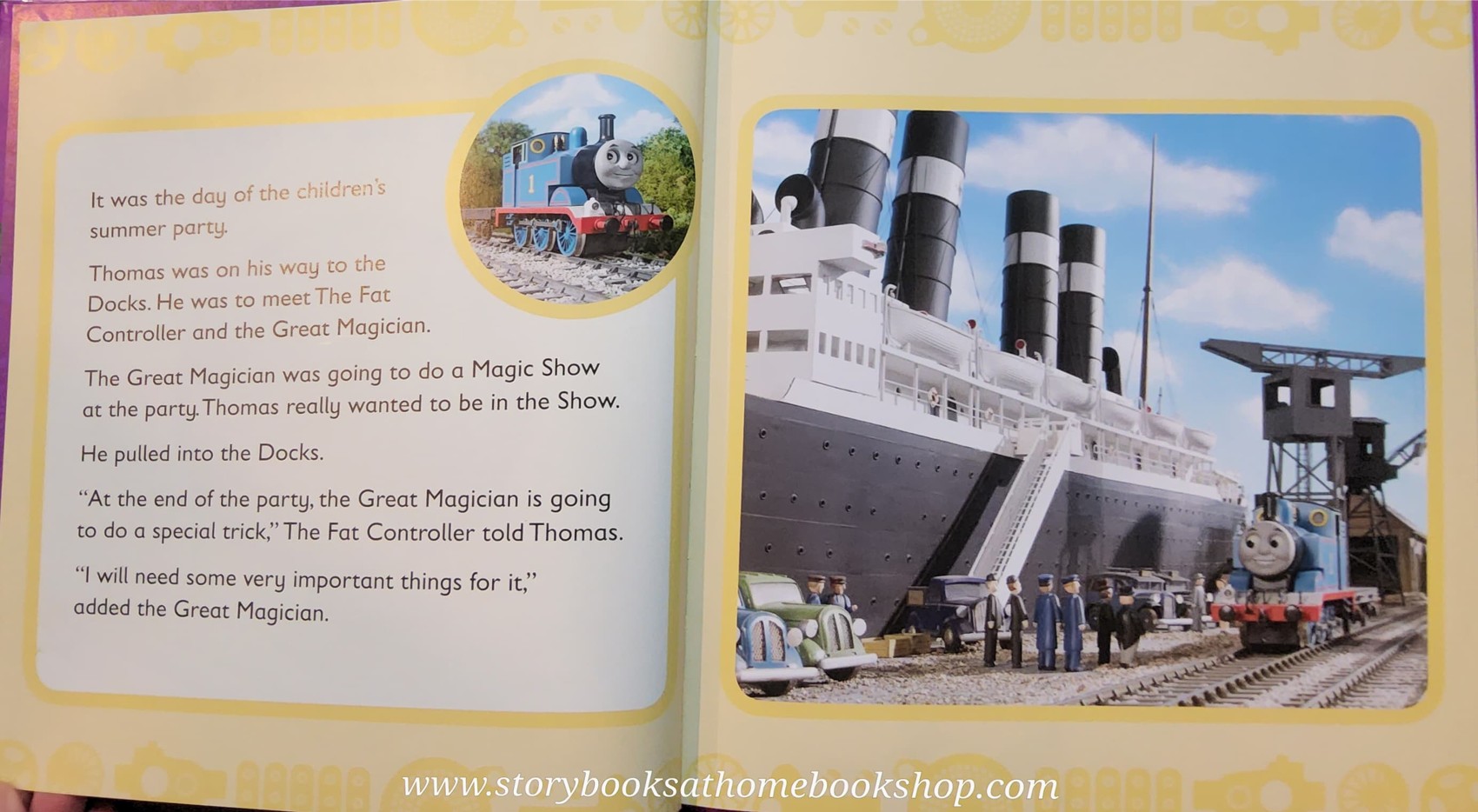 หนังสือนิทานปกแข็ง ** ♥️THOMAS AND THE MAGIC SHOW ♥️