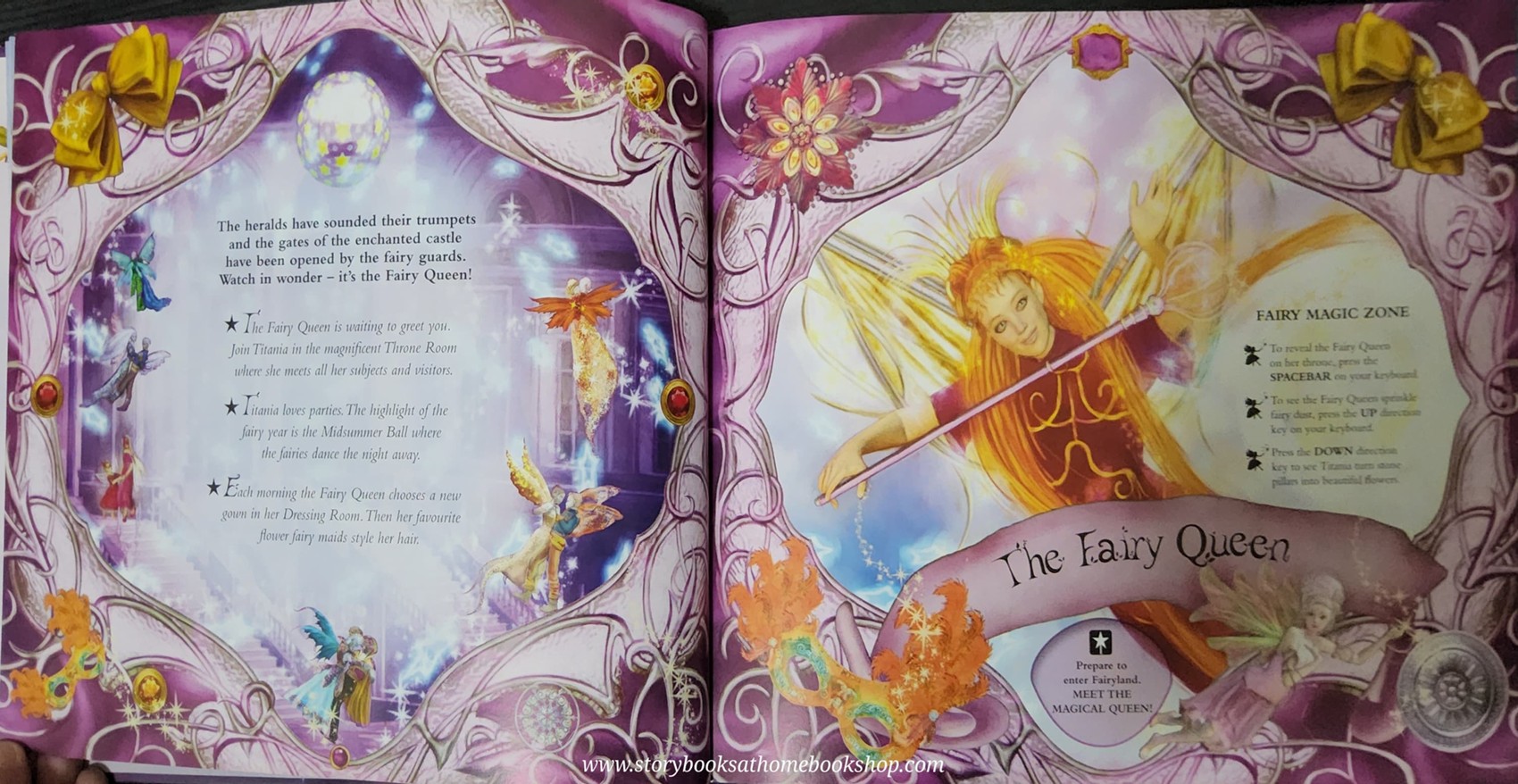 หนังสือนิทานปกแข็ง* 🍓🍓FAIRYLAND MAGIC SECRET! (WITH CD AND WIRTIRAL 3D POP UP)