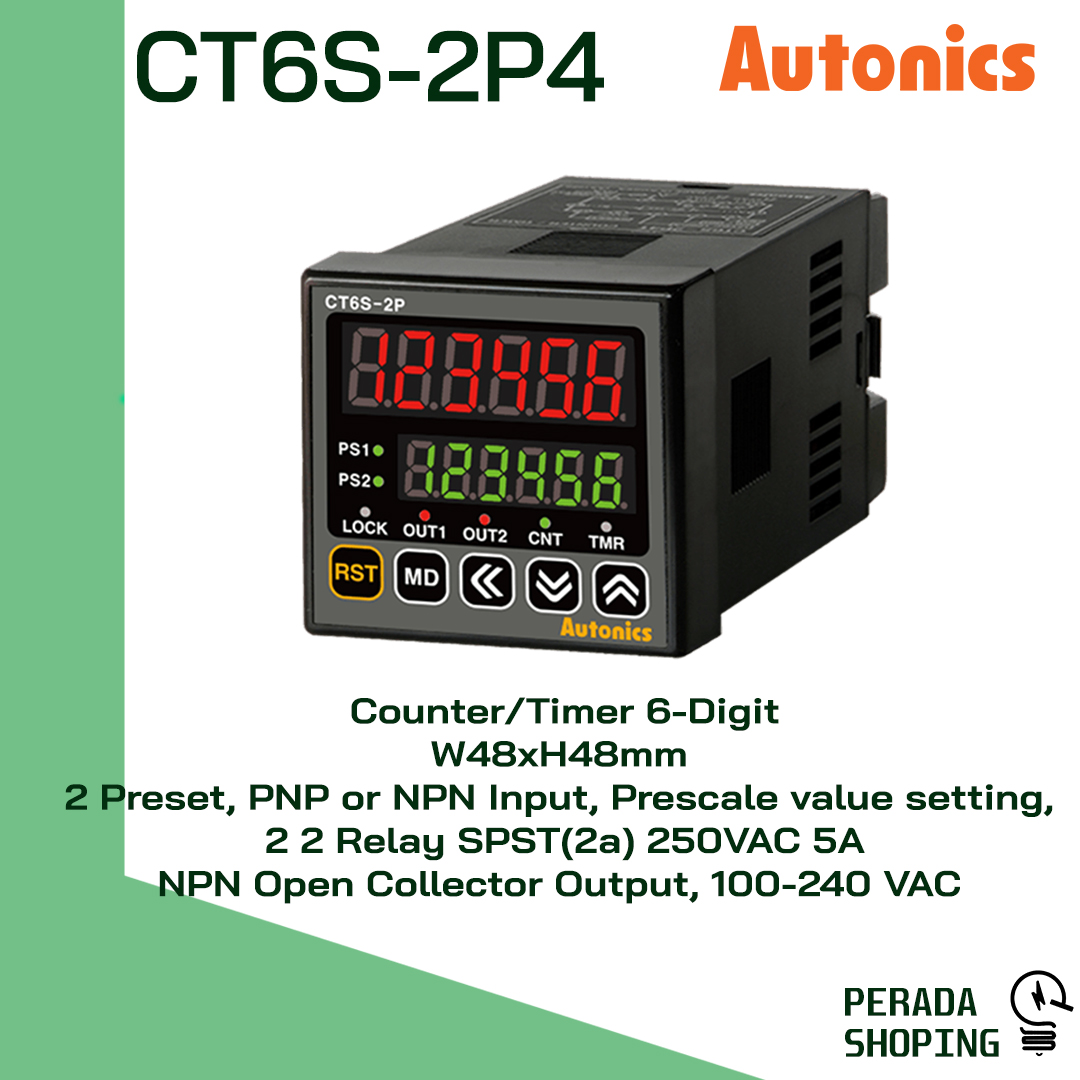 Autonics counter timeer CT6S-2P4