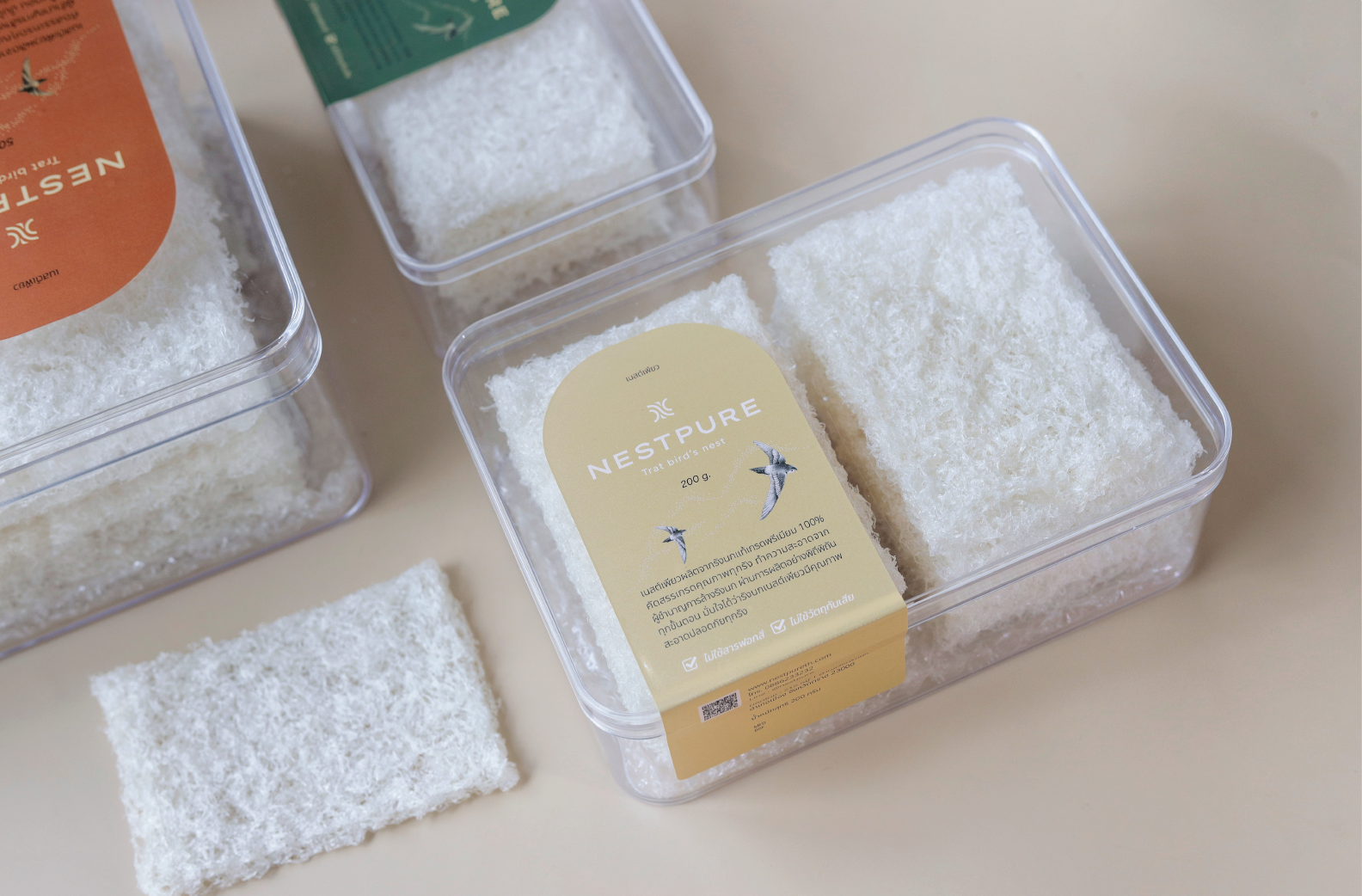 รังนกคุ๊กกี้ รังนกแท้ รังนกแห้ง รังนกทำความสะอาดเสร็จ พร้อมปรุง