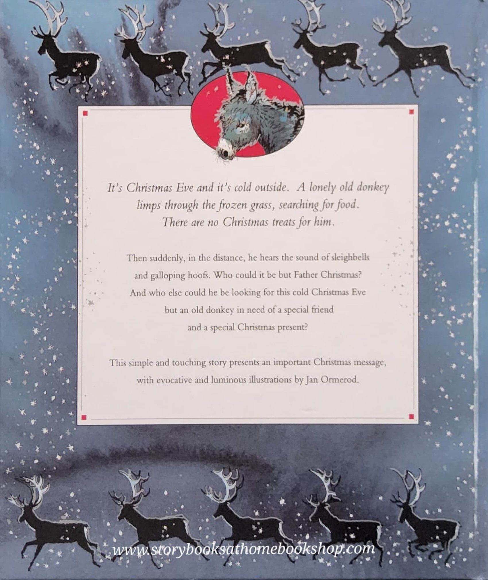 หนังสือนิทานปกแข็ง** 🍅🍓FATHER CHRISTMAS AND THE DONKEY BY ELIZABETH CLARK