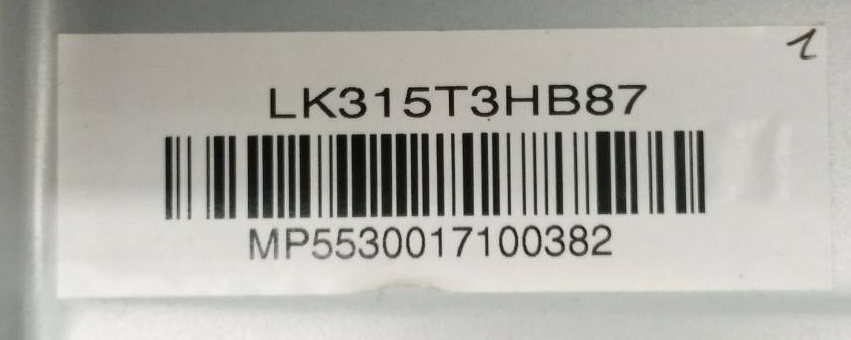 One Board HAIER (วันบอร์ด ไฮเออร์) อะไหล่แท้/ของถอด รุ่นLE32B8000*MS0V591-ZC01-01 เวอร์ชั่นใช้จอเบอร์LK315T3HB87