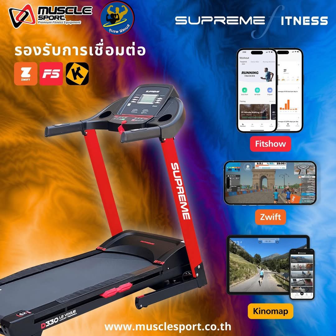 ลู่วิ่งไฟฟ้า Supreme Fitness D330