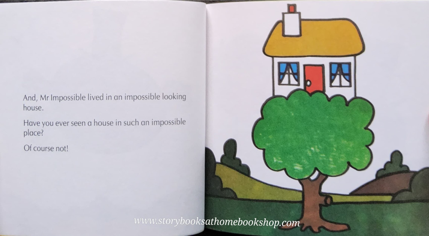 หนังสือ Bestseller Small book** **หนังสือนิทานปกอ่อน** 👉LITTLE MISS&MR.MEN👍 🍅🍅MR.IMPOSSIBLE by Roger Hargreaues