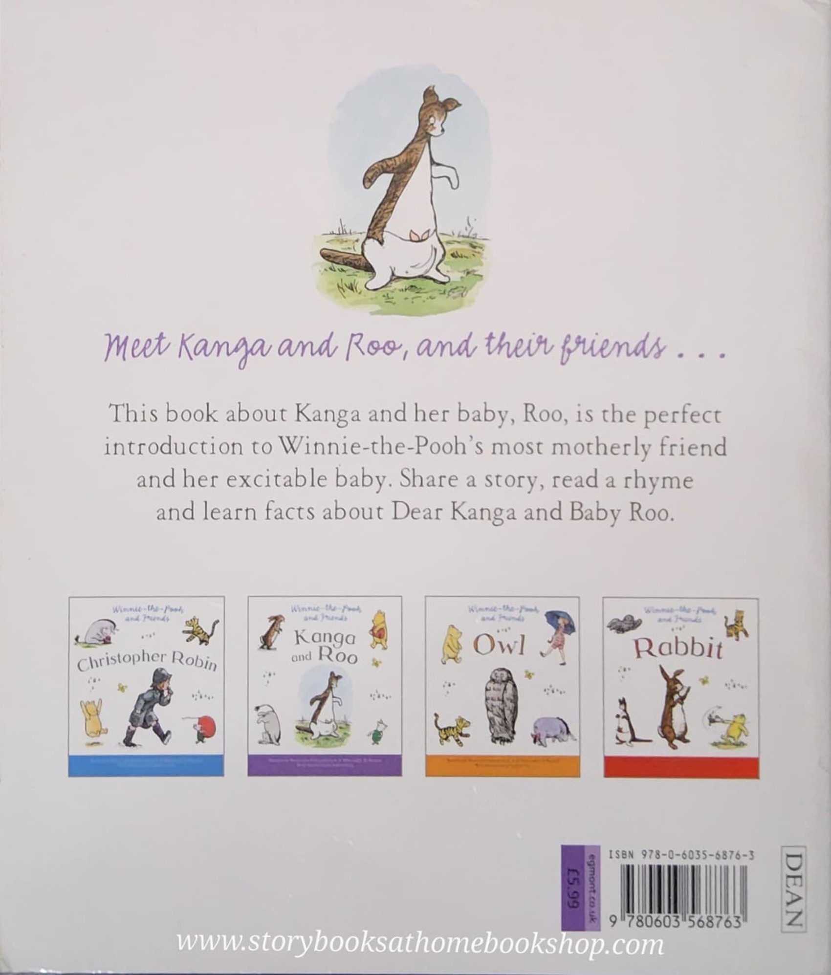 หนังสือนิทานปกอ่อน** 🍓🍓WINNIE-THE-POOH AND FRENDS: KANGA AND ROO