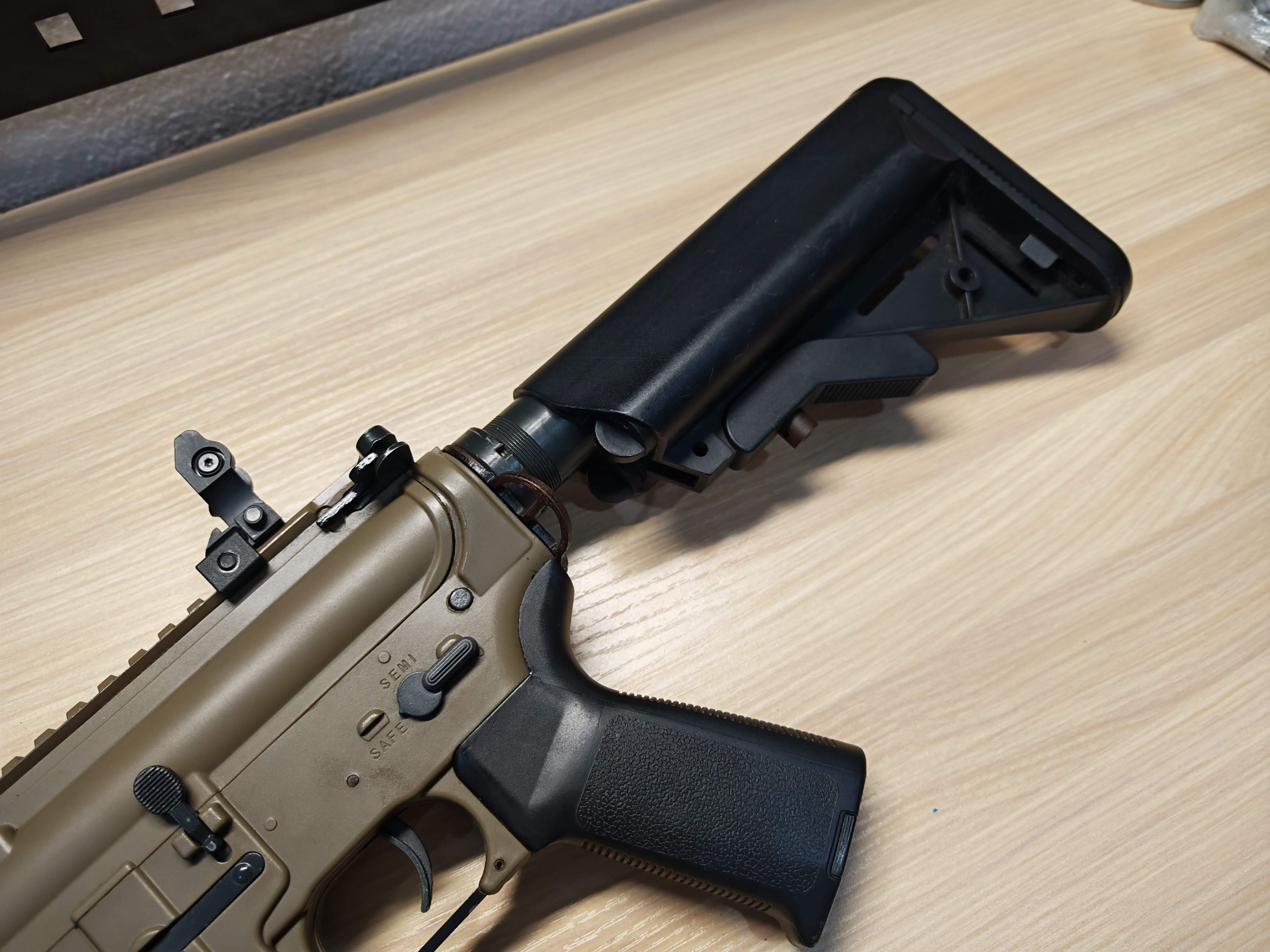 M4 Elit Force บอดี้ ไนลอน AEG BB Gun บีบีกัน Airsoft Gun ปืนอัดลม ปืนยาวไฟฟ้า มือสอง
