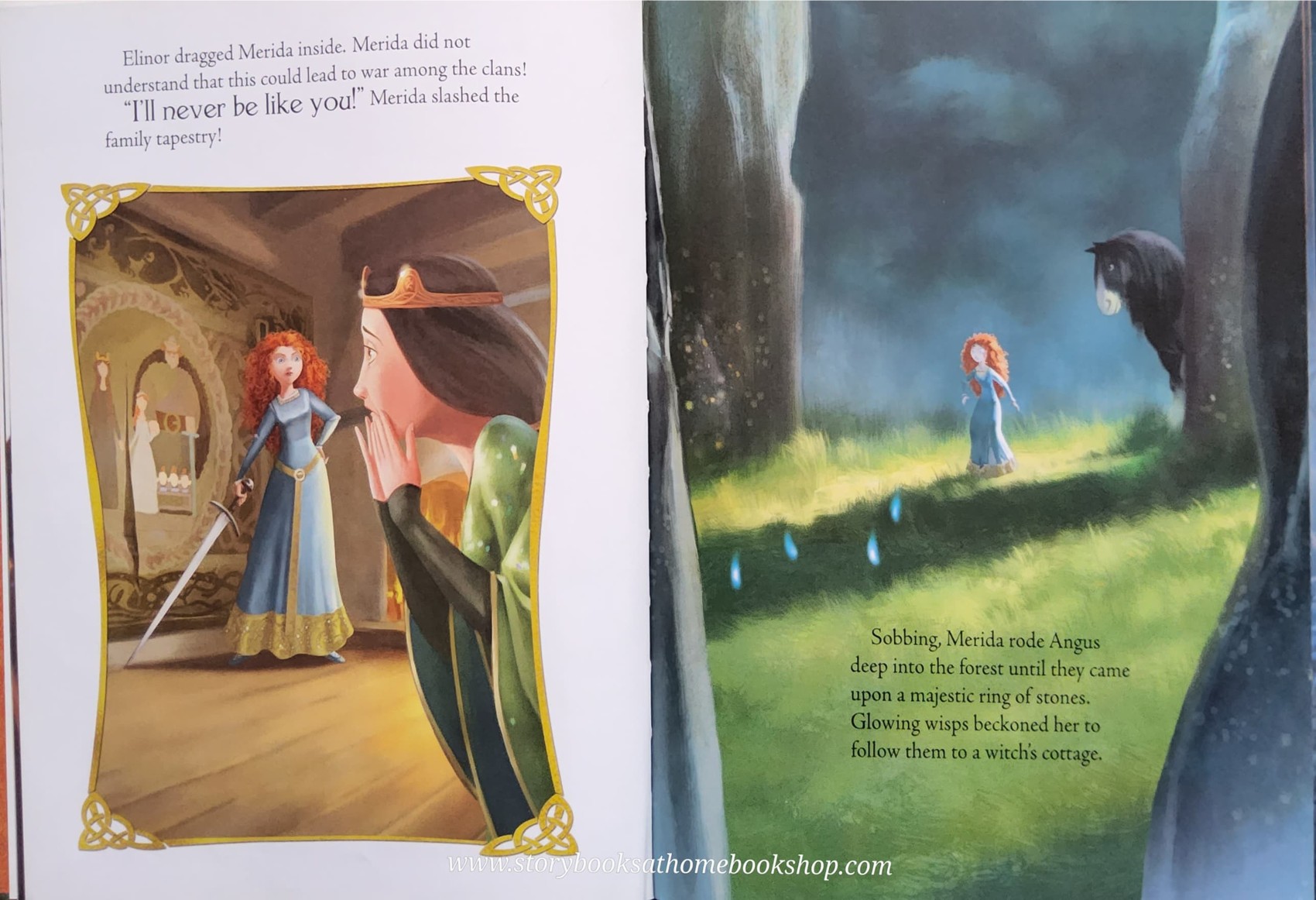 หนังสือนิทานปกแข็ง** 🍅🍅DISNEY PIXAR BRAVE MAGICAL STORY