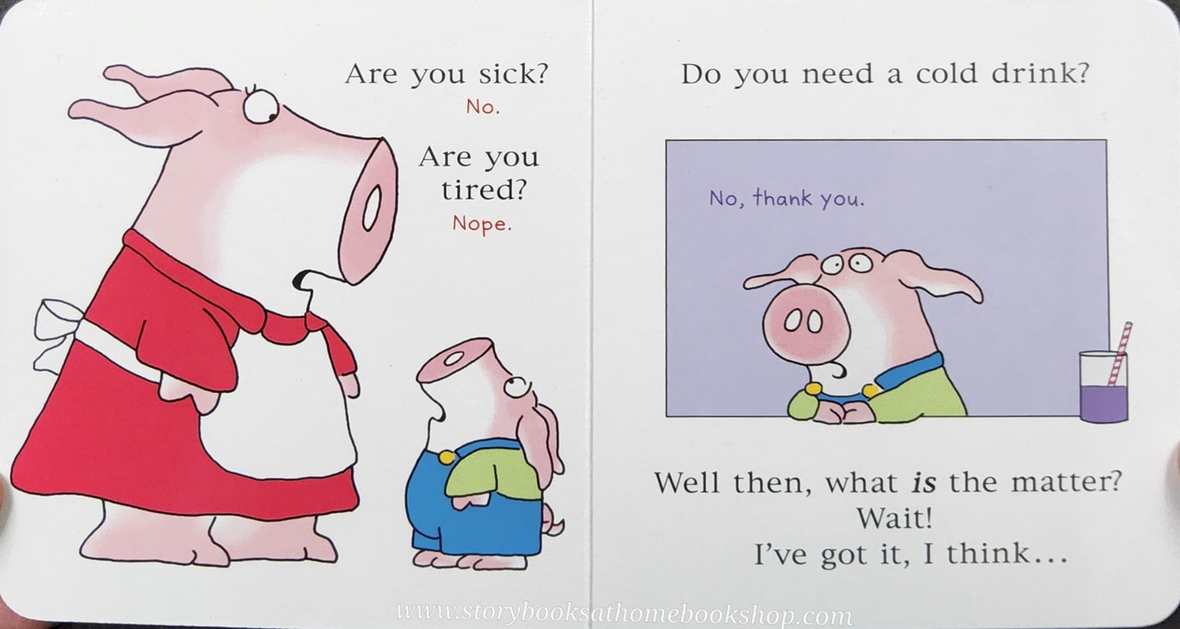 BOARD BOOK** 🍅🍓WHAT'S WRONG,LITTLE POOKIE BY SANDRA BOYNTON