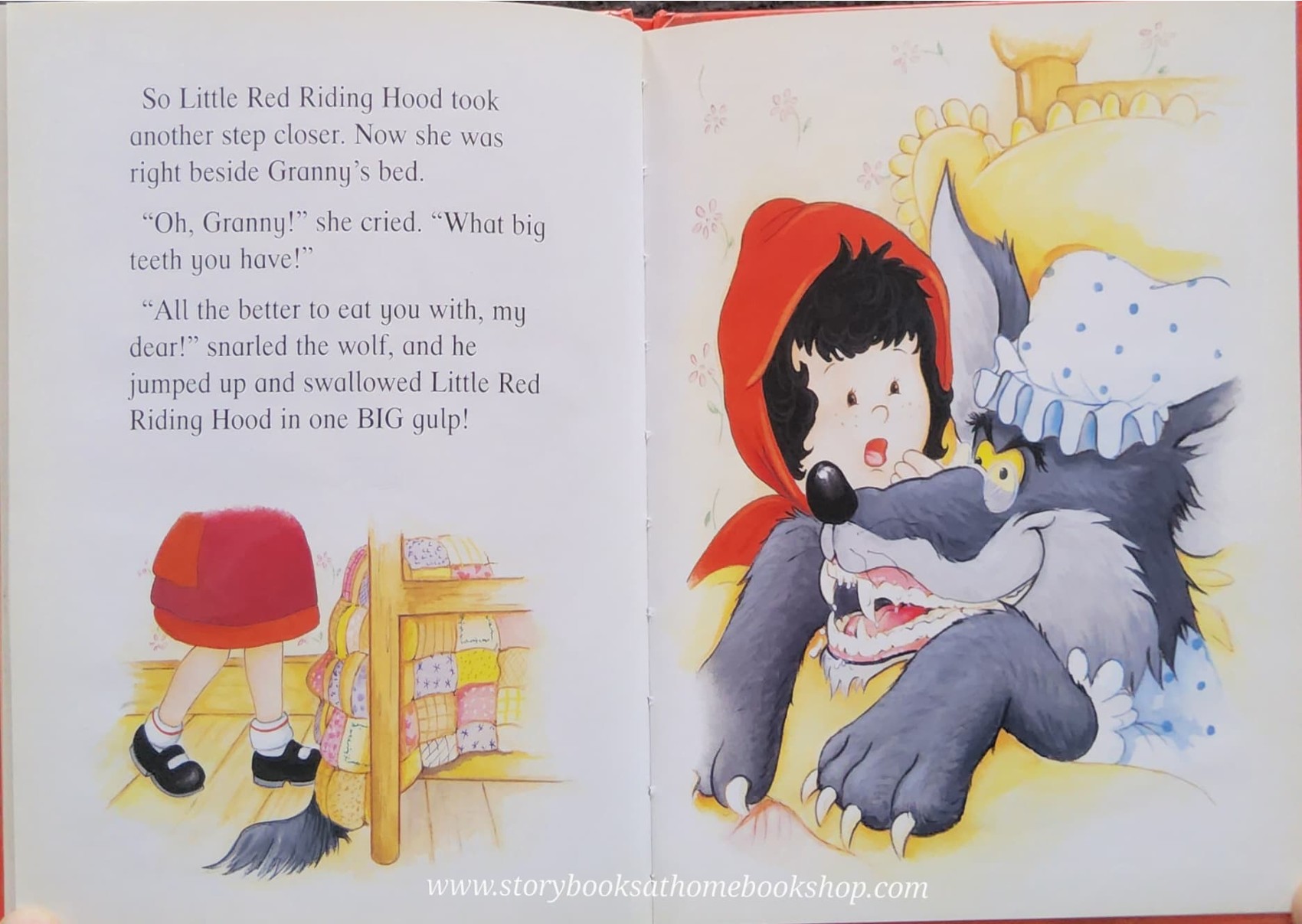 หนังสือนิทานปกแข็ง ** ♥️♥️TREASURED TALES:LITTLE RED RIDING HOOD