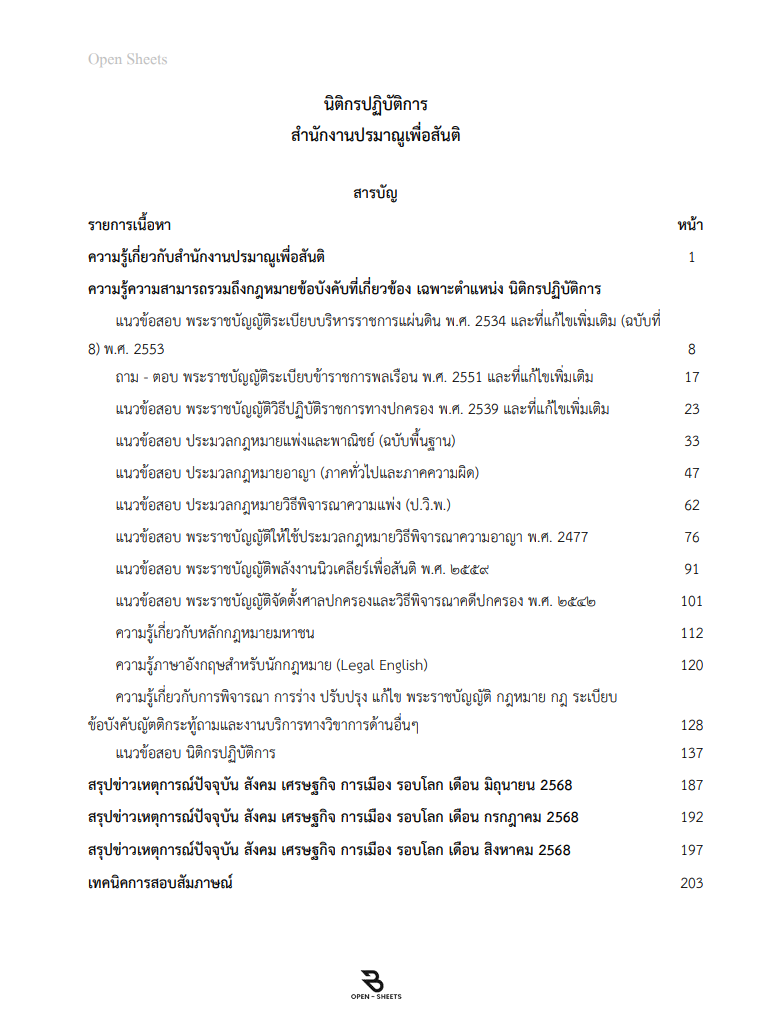 แนวข้อสอบ นิติกรปฏิบัติการ สำนักงานปรมาณูเพื่อสันติ