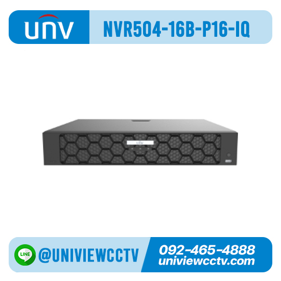 เครื่องบันทึก UNIVIEW รุ่น NVR504-16B-P16-IQ จำนวน16 ช่อง POE