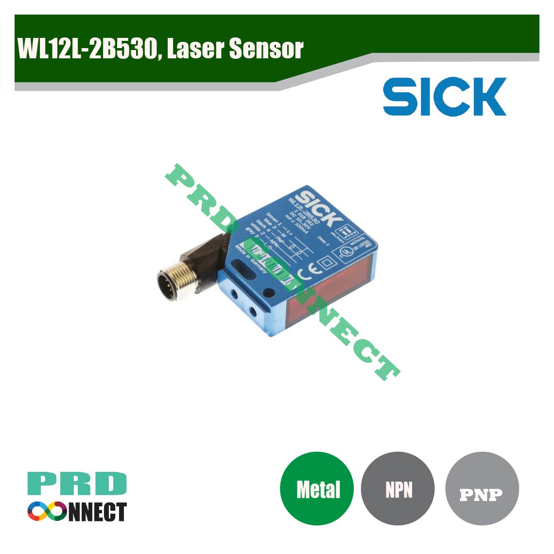WL12L-2B530, Laser Sensor