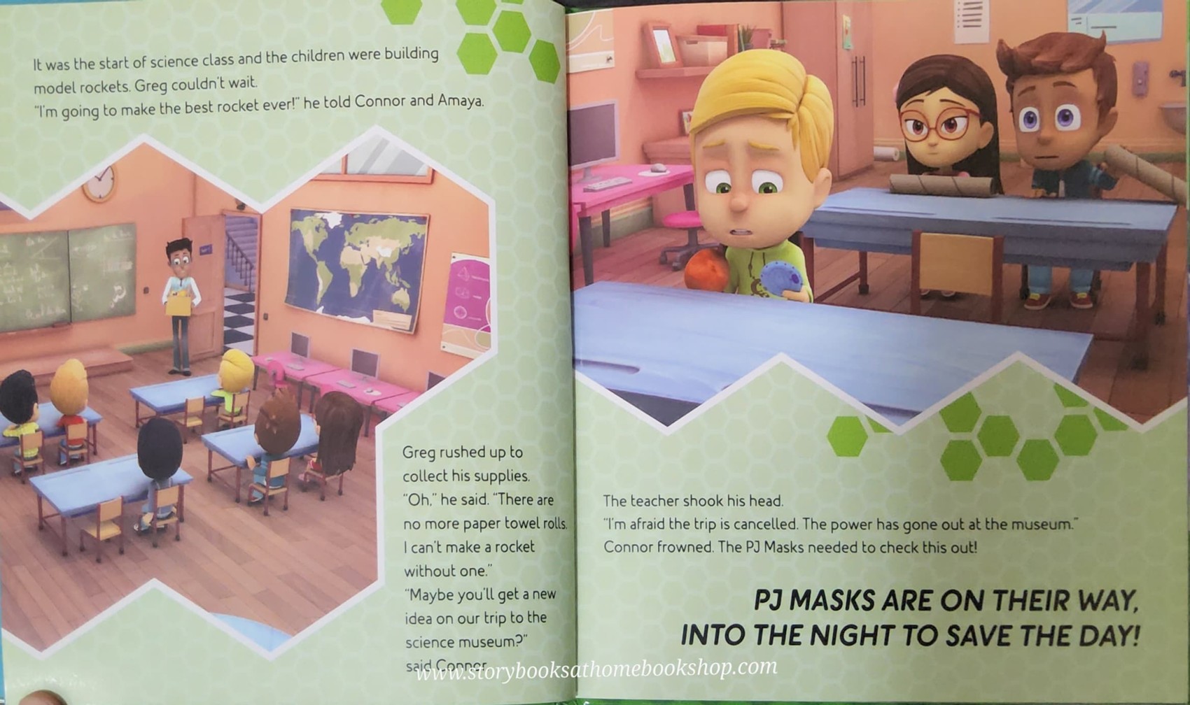 หนังสือนิทานปกแข็ง* 🍓🍓PJMASKS:MAYHEM AT THE MUSEUM