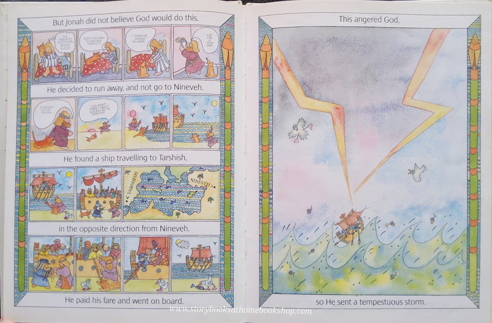 หนังสือนิทานปกแข็ง** 🍅🍓JONAH AND THE WALE BY MARCIA WILLIAMS