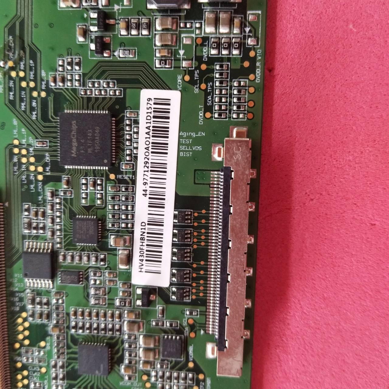 ทีคอนทีวี แอลจี (LG) ของแท้ถอดจากเครื่องรุ่น 43LM5700PTC พาร์ท HV430FHBN1D